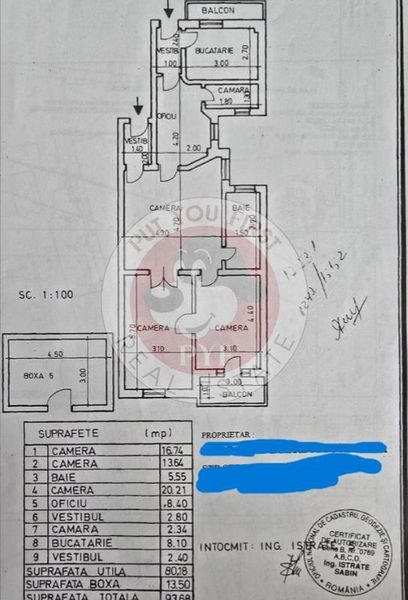 Parcul Carol | Apartament 3 camere | Semidecomandat | 93mp | B11960